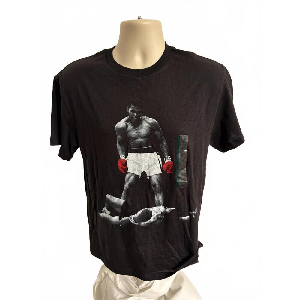 ALI‎ MUHAMMAD ALI MENS T SHIRT SIZE MEDIUM BLACK BOXING NEW WITH TAGS